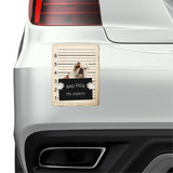 French Bulldog Mugshot Bad Dog Fridge refrigerator Car Magnet