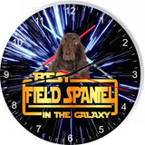 Best Field Spaniel Dog Galaxy Wars Space Star Kitchen Livingroom Clock