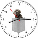 Neapolitan Mastiff In Your Pocket Dog kitchen living room Wall Clock