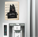 Schipperkes Mugshot Bad Dog Fridge refrigerator Car Magnet