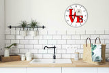 Bichon Frises Park Cute Puppy Dog kitchen living room Wall Clock