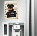 Yorkshire Terrier Mugshot Bad Dog Fridge refrigerator Car Magnet