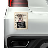 Great Pyrenees Mugshot Bad Dog Fridge refrigerator Car Magnet