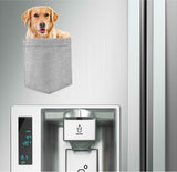 Golden Retriever Dog in pocket Fridge Car Magnet Bumper Sticker App size 4"x7"