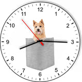 Norwich Terrier In Your Pocket Dog kitchen living room Wall Clock