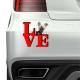 Chinese Crested Dog Love Park Dog Fridge Refrigerator Car Magnet