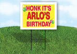 ARLO'S HONK ITS BIRTHDAY 18 in x 24 in Yard Sign Road Sign with Stand