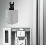 Scottish Terrier Dog in pocket Fridge Car Magnet Bumper Sticker App size 4"x7"