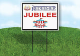 Redeemer Jubilee Yard Sign with Stand LAWN SIGN
