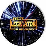 Best Legislator in the Star Galaxy Wars Space Kitchen Living room Wall Clock