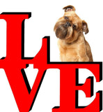 Brussels Griffon Dog Love Park Cute Dog Fridge Refrigerator Car Magnet