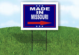 MISSOURI MADE IN RIGHT ARROW Yard Sign w Stand LAWN SIGN Single