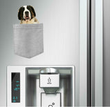 Saint Bernard Dog in pocket Fridge Car Magnet Bumper Sticker App size 4"x7"
