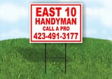 EAST 10 HANDYMAN Yard Sign Road with Stand LAWN SIGN
