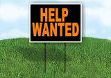 HELP WANTED Plastic Yard Sign ROAD SIGN with Stand