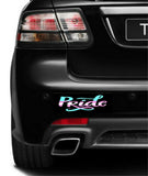 Set of 4 prank magnetic bumper stickers magnets transgender FLAG PRIDE LOVE WINS