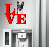 Toy Fox Terrier Cute Dog Fridge Refrigerator Car Magnet
