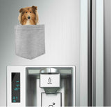 Collie Dog in pocket Fridge Car Magnet Bumper Sticker App size 4"x7"