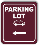 PARKING LOT DIRECTIONAL ARROW TRAIL 8 Variations Metal Aluminum composite sign