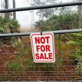 NOT FOR SALE Outdoor Metal sign