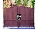300 Yards Distance Marker Running Race  Marathon BLACK  Aluminum Composite Sign