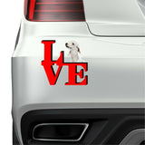 Bedlington Terrier Love Park Cute Dog Fridge Refrigerator Car Magnet