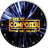 Best Composer in the Star Galaxy Wars Space Kitchen Living room Wall Clock