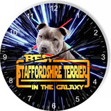 Best Staffordshire Dog Galaxy Wars Space Star Kitchen Livingroom Wall Clock