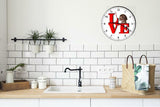 German Shorthair Pointer Cute Puppy Dog kitchen living room Wall Clock
