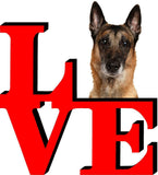 Belgian Malinoi Love Park Cute Dog Fridge Refrigerator Car Magnet