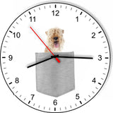 Lakeland Terrier In Your Pocket Dog kitchen living room Wall Clock