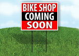 BIKE SHOP COMING SOON Plastic Yard Sign ROAD SIGN with Stand