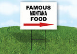 MISSOURI FAMOUS FOOD RIGHT ARROW Yard Sign w Stand LAWN SIGN Single
