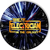 Best Electrician in the Star Galaxy Wars Space Kitchen Living room Wall Clock