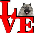 Keeshonden Dog Love Park Dog Fridge Refrigerator Car Magnet