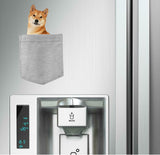 Shiba Inu Dog in pocket Fridge Car Magnet Bumper Sticker App size 4"x7"