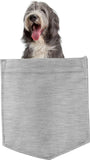 Bearded Collie Dog in pocket Fridge Car Magnet Bumper Sticker App size 4"x7"