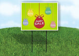 Easter sale Generic Plastic Yard Sign ROAD SIGN with Stand