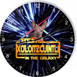 Best Xoloitzcuintli Dog Galaxy Wars Space Star Kitchen Livingroom Clock