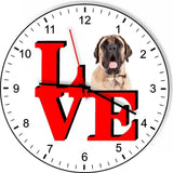 Mastiff Cute Puppy Dog kitchen living room Wall Clock