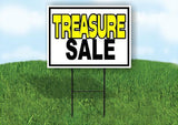 TREASURE SALE WITH BORDER Yard Sign with Stand LAWN SIGN