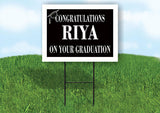 RIYA CONGRATULATIONS GRADUATE 18 in x 24 in Yard Sign Road Sign with Stand