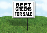 BEET GREENS FOR SALE BLACK BORDER Yard Sign with Stand LAWN SIGN