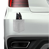 Schipperkes Dog in pocket Fridge Car Magnet Bumper Sticker App size 4"x7"