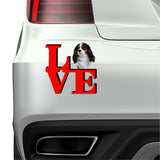 Cavalier King Charles Spaniel Dog Love Park Dog Fridge Refrigerator Car Magnet