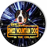 Best Greater Swiss Mountain Dog Galaxy Wars Space Star Kitchen Livingroom Clock