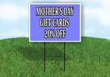 Mothers day Gift Cards 20% off Purple Yard Sign Road with Stand LAWN SIGN