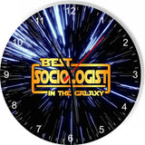 Best Sociologist in the Star Galaxy Space Kitchen Living room Wall Clock