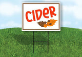CIDER Yard Sign with Stand LAWN SIGN