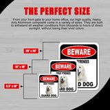 BEWARE GREAT PYRENEES GUARD DOG Metal Aluminum Composite Sign